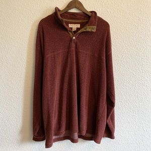 Norm Thompson Burgundy Men's Sweater